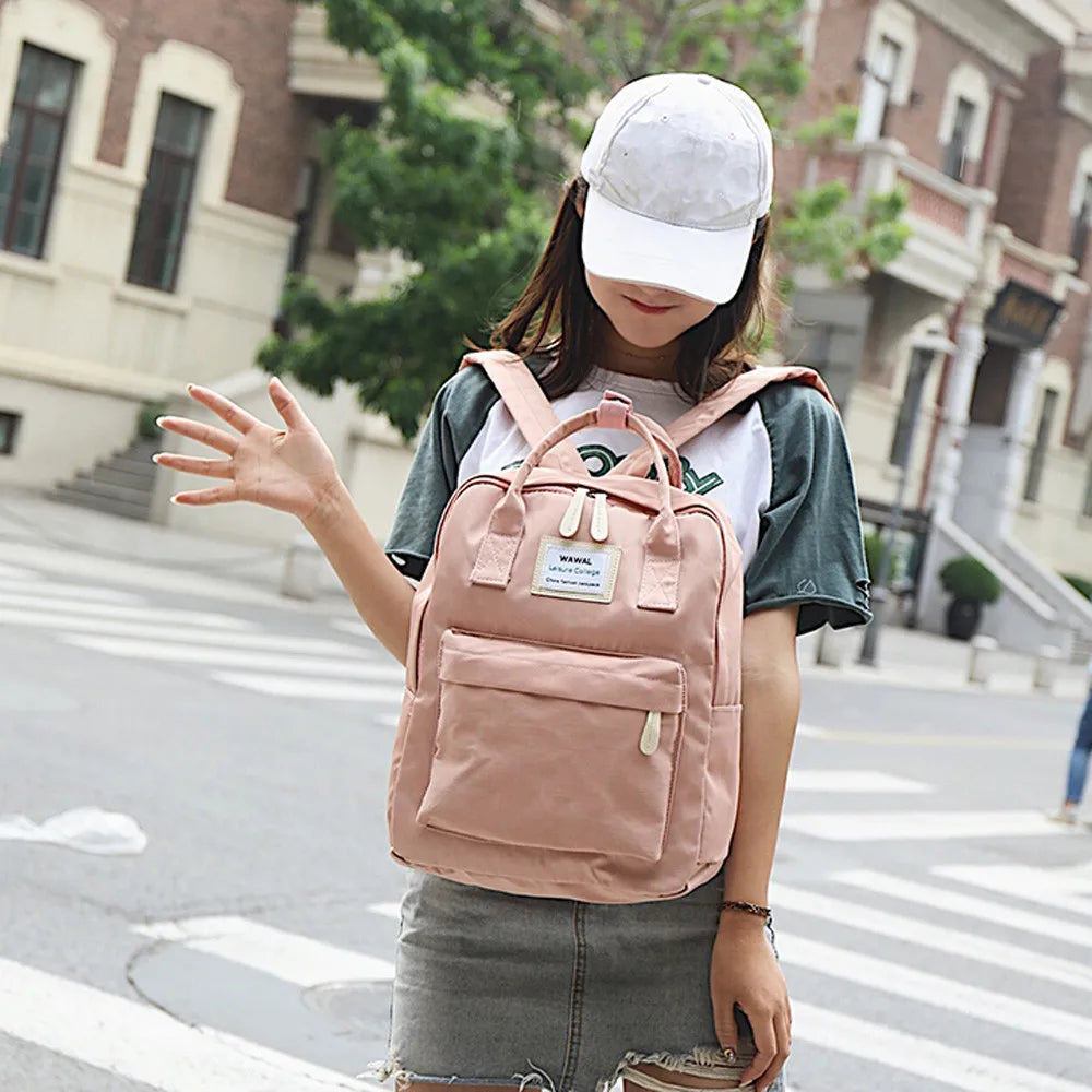 Crystal Crown Travel Backpack for Teenage Girls