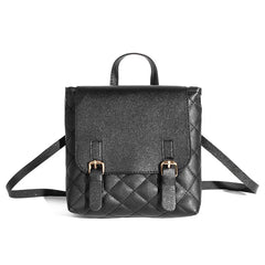 Women Small Backpack PU Leather Shoulder Bag Casual Daypack