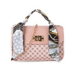 Women Small Bag Scarft Famous Mini Square Messenger Crossbody Side Purse