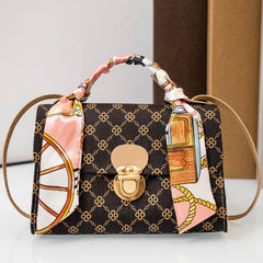 Women Small Square Messenger Bag Shoulder Crossbody Handbag