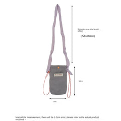 Corduroy Shoulder Bag Casual Small Crossbody Messenger Bag