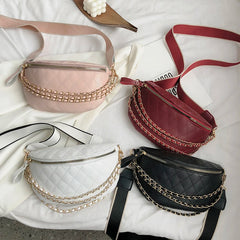 Women Small Crossbody Bag Stylish Leather Chest bag Lightweight Handbag