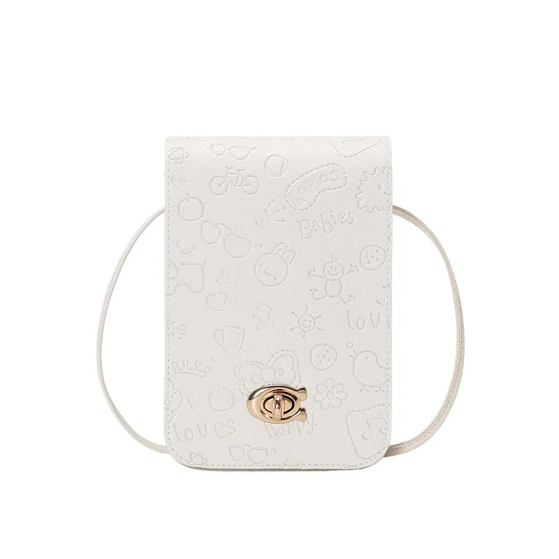 Women Small Crossbody Bag Mini Leather Shoulder Messenger Clutch Handbag