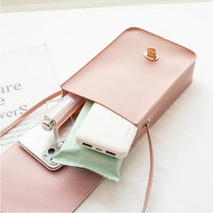 Women Small Crossbody Bag Mini Leather Shoulder Messenger Clutch Handbag