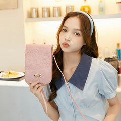 Women Small Crossbody Bag Mini Leather Shoulder Messenger Clutch Handbag