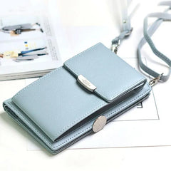 Women Small Handbag Floral Print Wallet Shoulder Strap Mini Messenger Bag