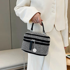 Women Small Shoulder Bag Zipper Crossbody Handbag Diamond Studded Mini Bag