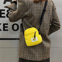 Women Small Nylon Shoulder Bag Mini Crossbody Shell Purse