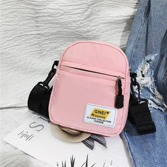 Women Small Nylon Shoulder Bag Mini Crossbody Shell Purse