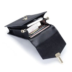 Women Cow Leather Mini Shoulder Sling Bag Ladies Purse