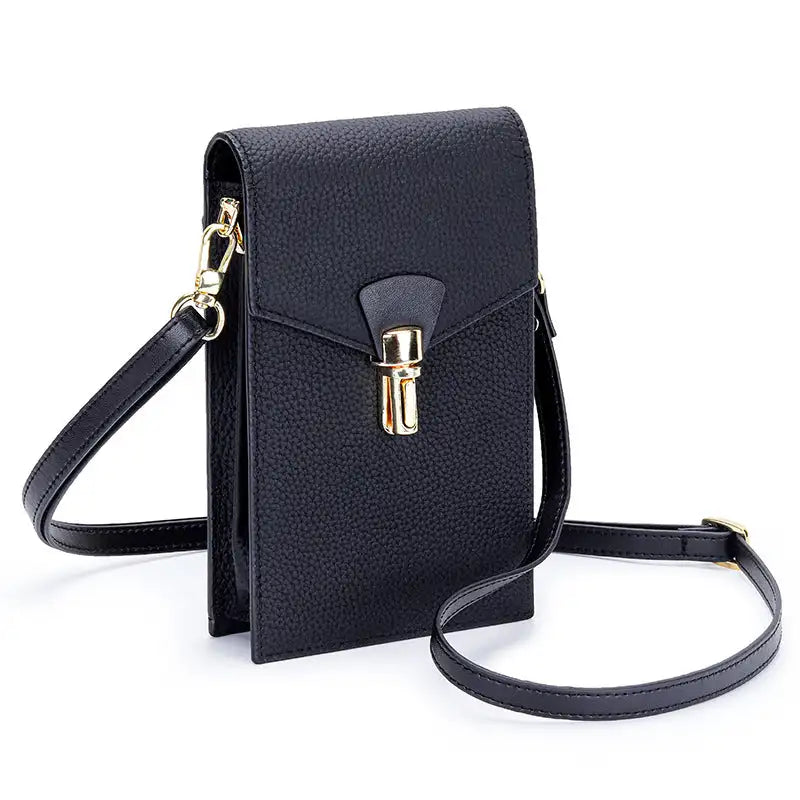 Women Cow Leather Mini Shoulder Sling Bag Ladies Purse
