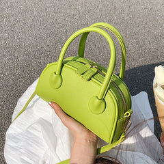 Women Small Pink Purses And Handbags Purple Leather Shoulder Bags