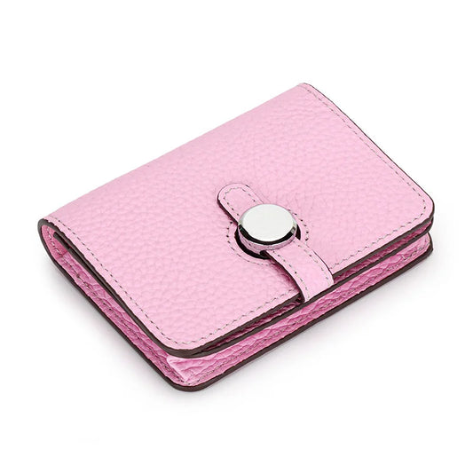 Women Small Cow Leather Coin Purse Clutch Wallet