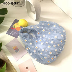 Women's Mesh Cloth Daisy Embroidery Handbag