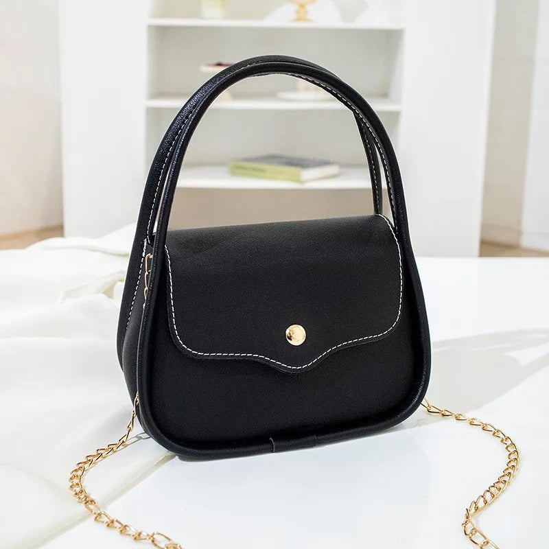 Snake Pattern Handbag Chain PU Leather Ladies Messenger Bag