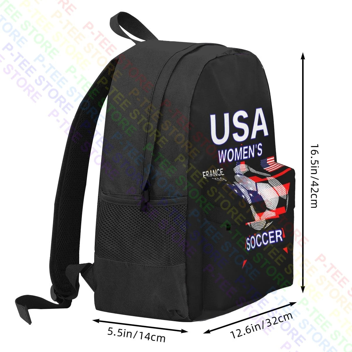 Women Soccer Team World Tournament Large Capacity Backpack