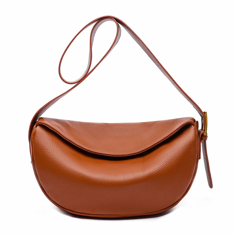 Women Soft Cowhide Shoulder Bags 100% Leather Ladies Handbags