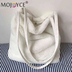 Plush Shoulder Bag Large Capacity Handbags Grace Autumn Winter Purse