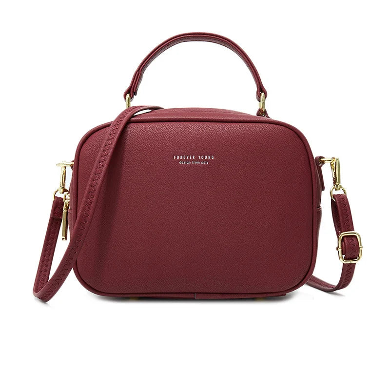 Women Soft Pu Leather Handbag Shoulder Messenger Crossbody Bags