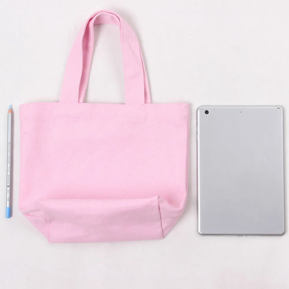 Canvas Shoulder Bag Large Capacity Foldable Purses Handbag