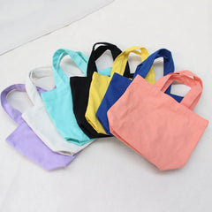 Canvas Shoulder Bag Large Capacity Foldable Purses Handbag