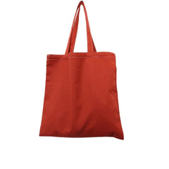 Women Solid Eco Canvas Shoulder Bag Reusable Large Handbag