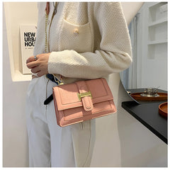 Sweet Wind Woven One-Shoulder Bag Women Casual Small Square Bag