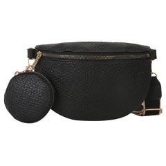 Women Solid Colour Crossbody Chest Bag