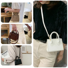 Women Solid Crossbody Handbag Travel Shoulder Top-Handle Bags