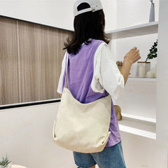 Corduroy Crossbody Bag for College Girls