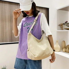 Corduroy Crossbody Bag for College Girls
