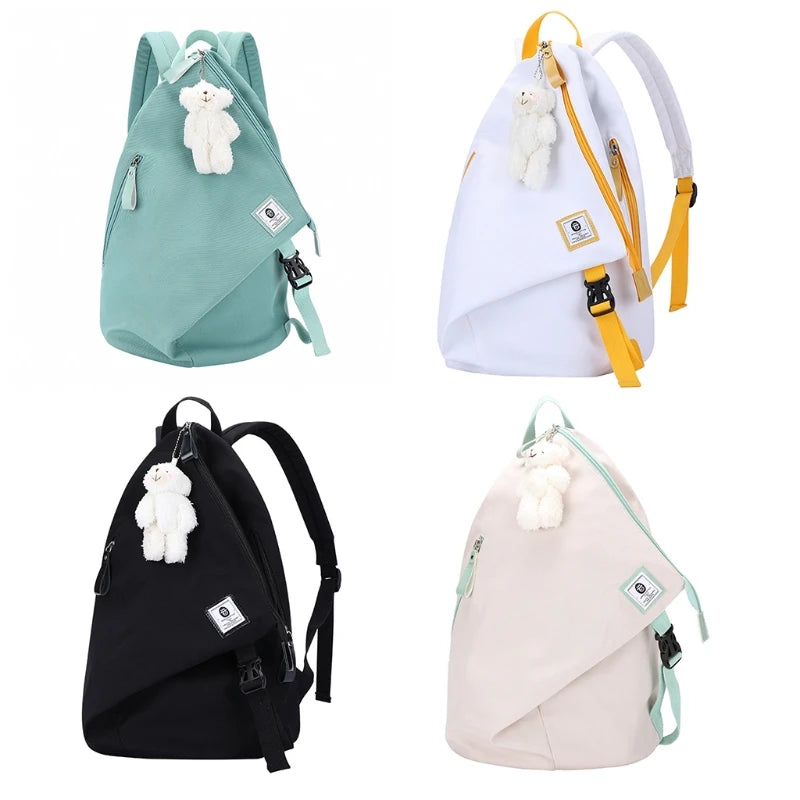 Women Oxford Backpack Purse Large Capacity Shoulder Bag Satchel