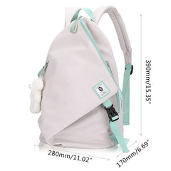 Women Oxford Backpack Purse Large Capacity Shoulder Bag Satchel