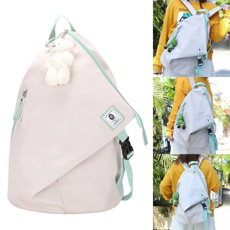 Women Oxford Backpack Purse Large Capacity Shoulder Bag Satchel