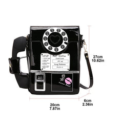 Retro Phone Top-Handle Shoulder Bag