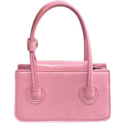 Women Texture Mini Square Handbag Solid All-match Shoulder Bag