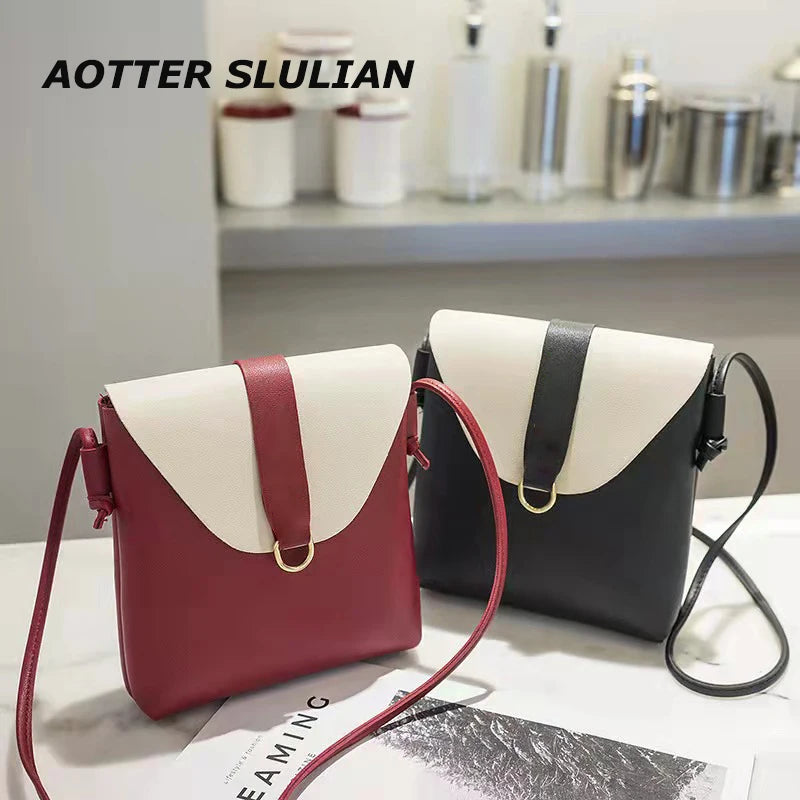 Women Thin Shoulder Bags Female Messenger Bags Handbags Crack Printing Crossbody