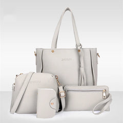 Women Top-Handle Bag Composite Set Messenger Handbag
