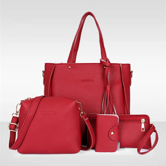 Women Top-Handle Bag Composite Set Messenger Handbag