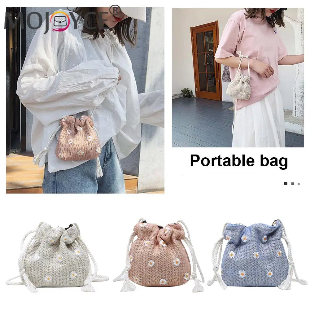 Women Top-Handle Straw Beach Bags for Shopping Travel