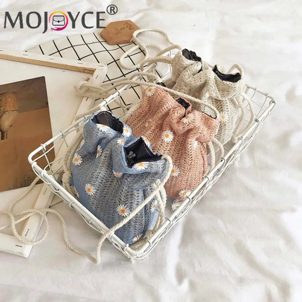 Women Top-Handle Straw Beach Bags for Shopping Travel