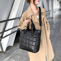 Women Nylon Crossbody Bag Large Capacity Shoulder Bag for Shopping Travel