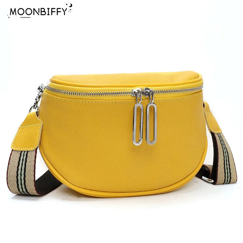 Women Tote Bag Leather Handbag Cowhide Shoulder Bag