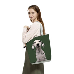 Women Tote Dog Handbags High Capacity Animal Print Shoulder Bag