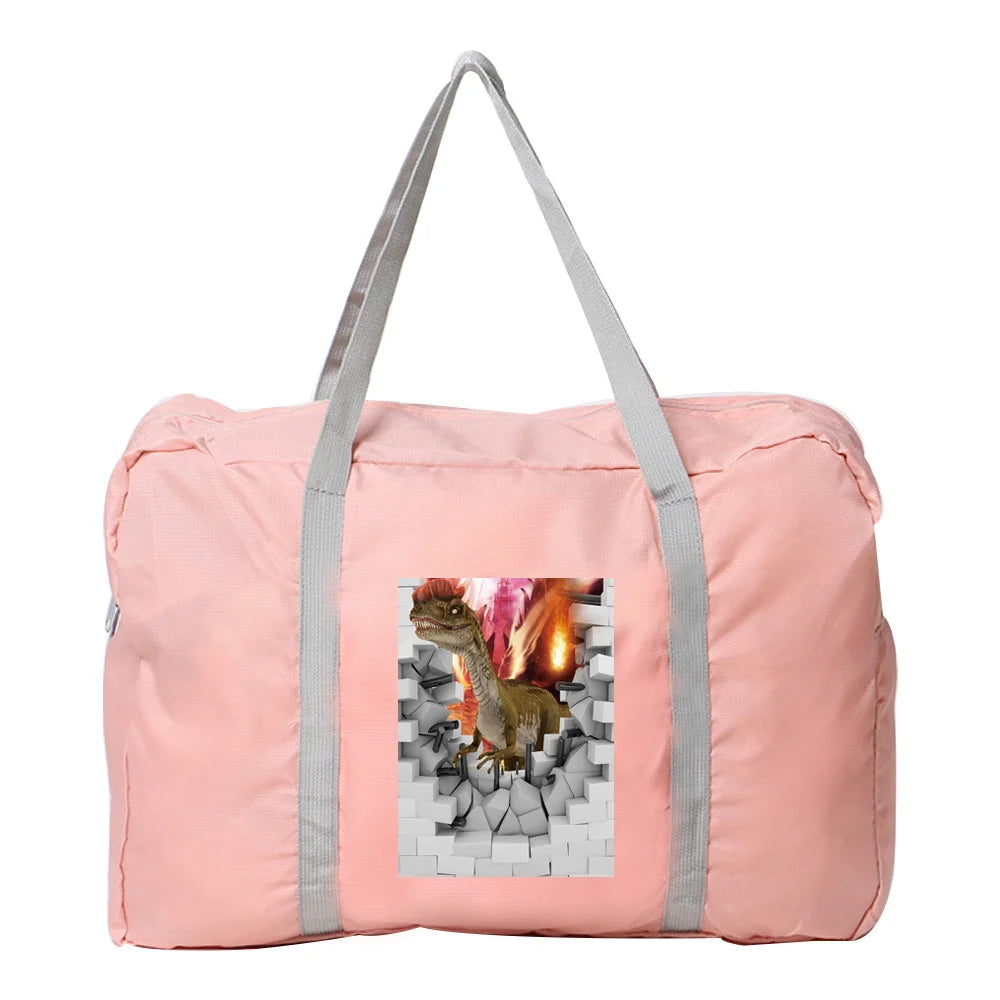 3D Printed Weekend Travel Tote Bag Large Storage Organizer Handbag