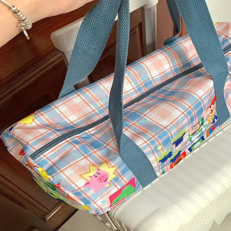 Women Totes Sports Gym Bag Fitness Training Yoga Bags Cartoon Shoulder Messenger