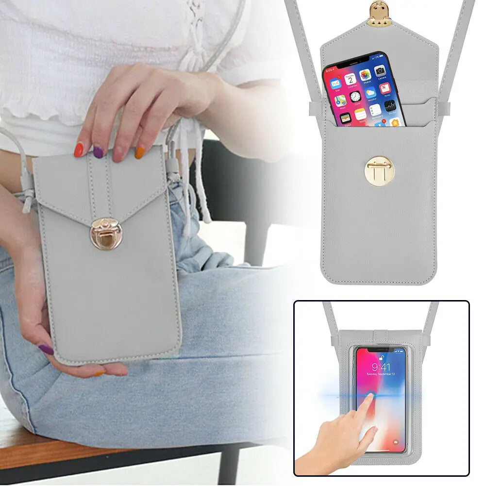 Women Touch Screen Crossbody Phone Bag Shoulder Purse Wallet
