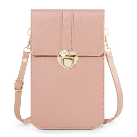 Women Touch Screen Cell Phone Purse Smartphone Wallet Shoulder Strap Handbag