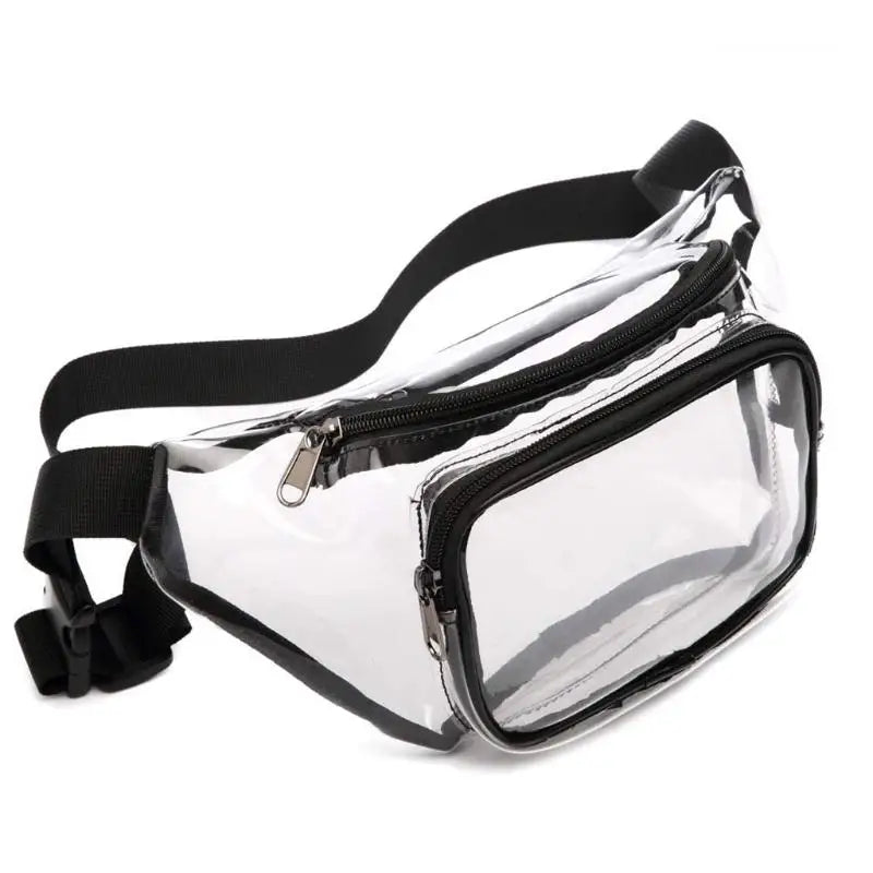 Women Transparent Waist Fanny Pack Belt Bag Travel Hip Bum