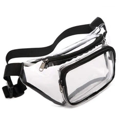 Women Transparent Waist Fanny Pack Belt Bag Travel Hip Bum